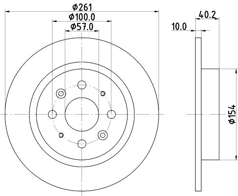 HELLA PAGID stabdžių diskas 8DD 355 114-081